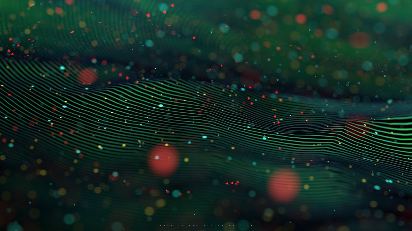 Обои зеленый, вода, космос, паутина в разрешении 3840x2160