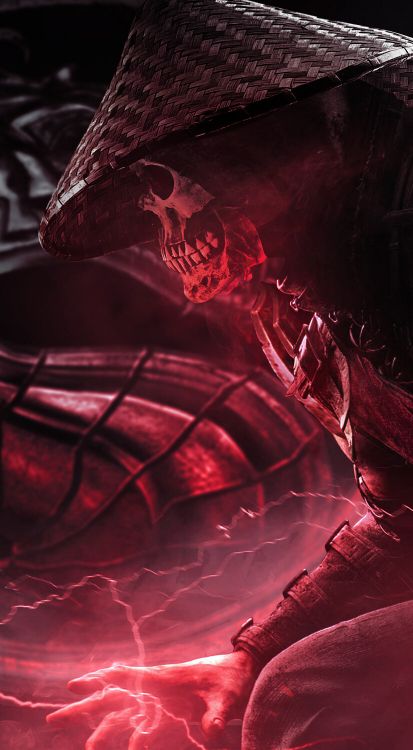 Обои Мортал Комбат 11, райден, Скорпион, смертельная битва 1, мортал комбат в разрешении 827x1500