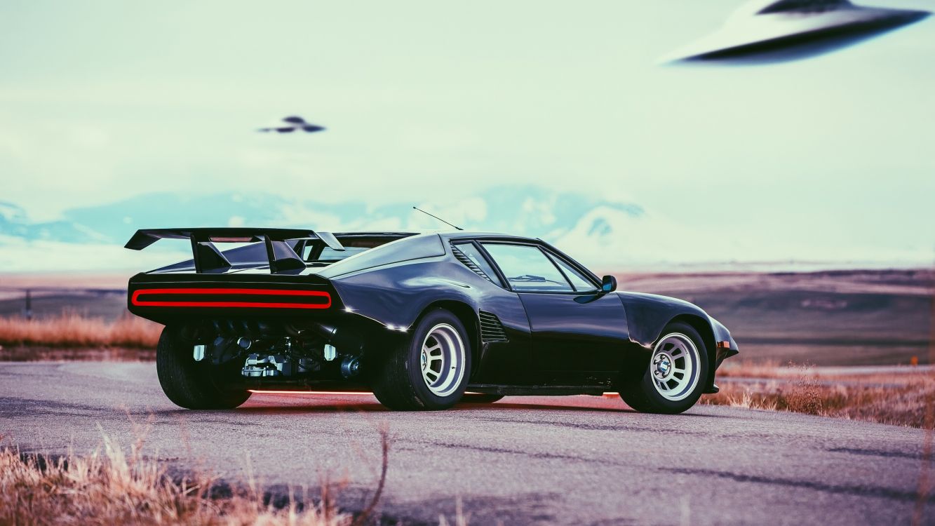 Обои Де Томазо, Де Томазо Пантера, авто, классический автомобиль, спорткар в разрешении 3840x2160