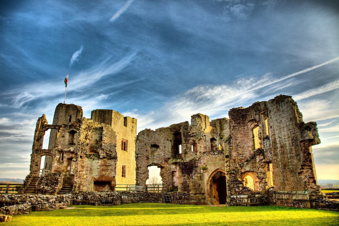 Обои замок Раглан, замок, развалины, здание, история в разрешении 4000x2665