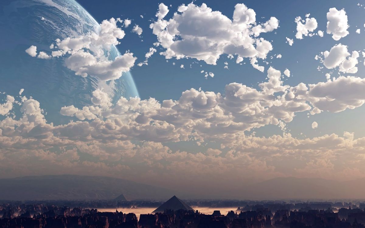 Обои облако, атмосфера, дневное время, экорегион, мир в разрешении 3840x2400