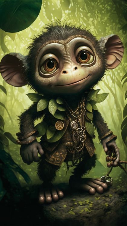 Обои живая природа, рисование, визуальное искусство, мультфильм, живопись в разрешении 1620x2880