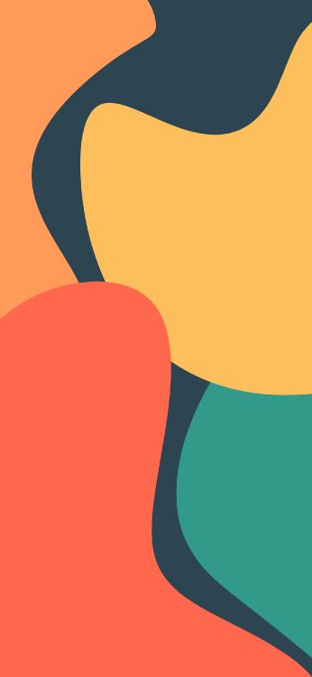 Обои Апельсин, визуальное искусство, дизайн, арт, графика в разрешении 1284x2778