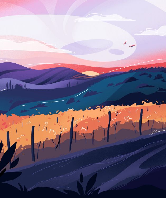 Обои визуальное искусство, иллюстрация, дневное время, экорегион, мир в разрешении 1718x2048