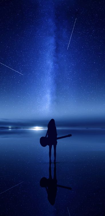 Обои вода, иллюстрация, портрет, Люди в природе, природный ландшафт в разрешении 1225x2500