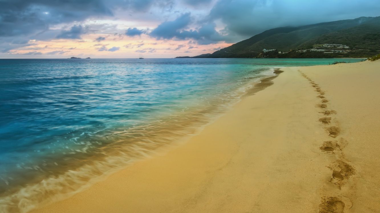 Обои пляж, водоем, море, берег, побережье в разрешении 2560x1440