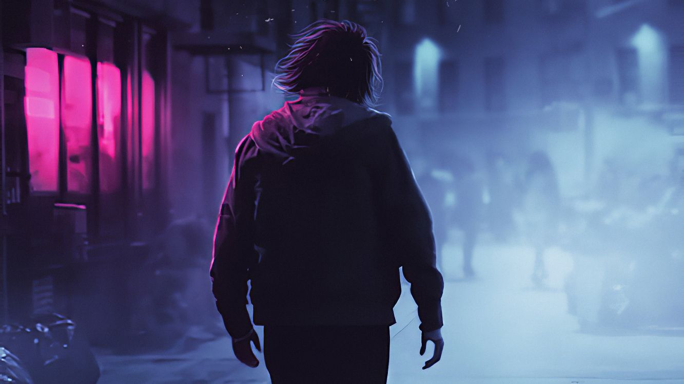 Обои верхняя одежда, арт, Бэтмен, рисование, электрик в разрешении 2288x1287