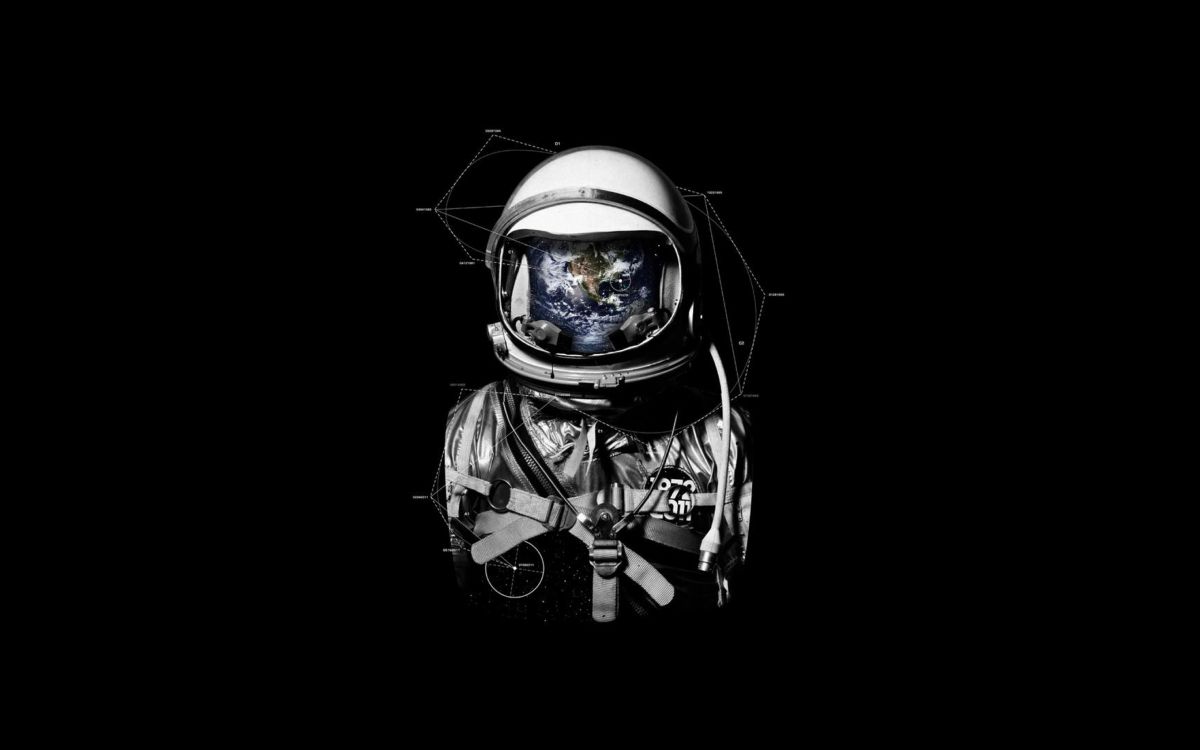Обои шлем, астронавт, мотоциклетный шлем, головной убор, космос в разрешении 5120x3200
