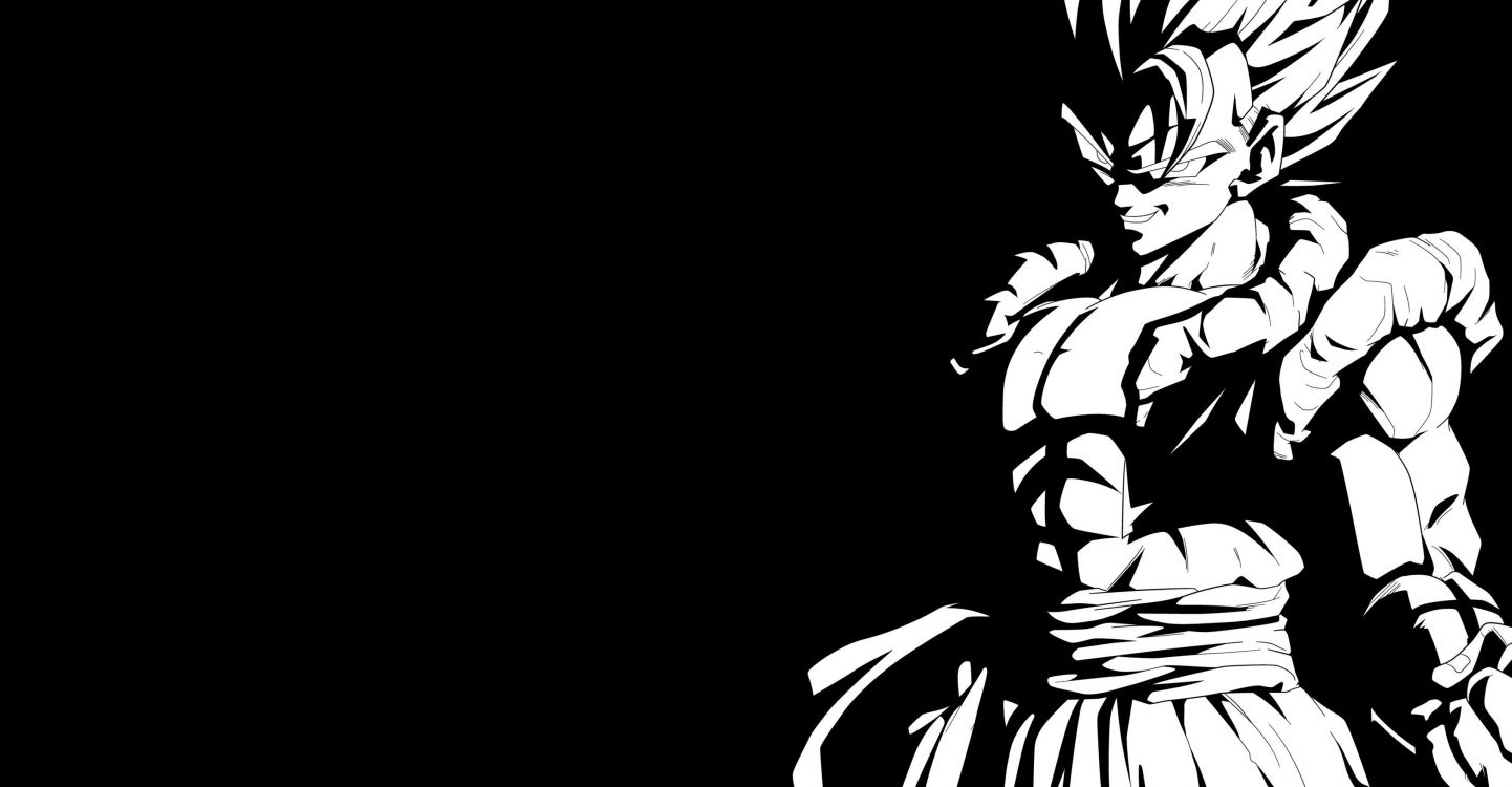 Обои Gogeta, гоку, вегета, Жемчуг дракона, монохромный - картинка на ...