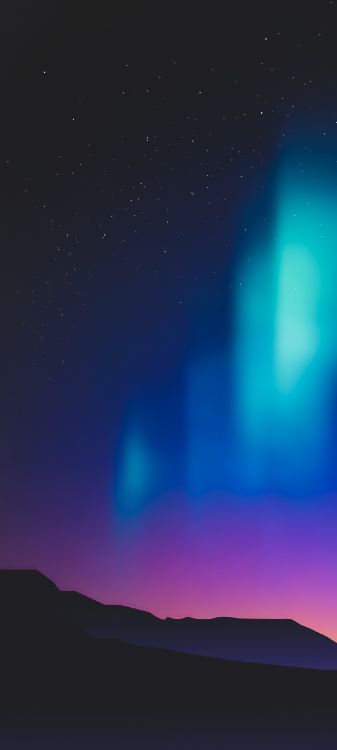 Обои атмосфера, природа, лазурный, черный, природный ландшафт в разрешении 1170x2600