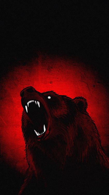 Обои Красная панда, Гризли, Леопард, американский черный медведь, арт в разрешении 3240x5760