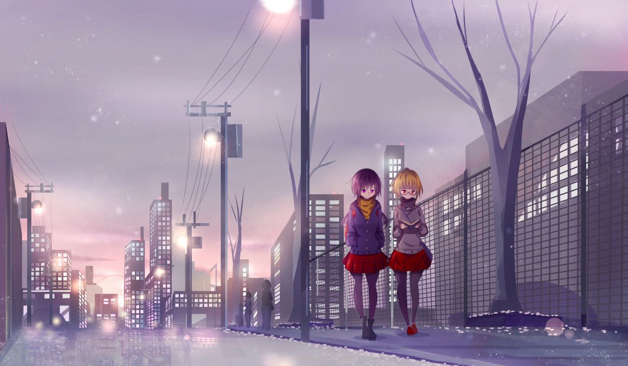 Обои рисование, арт, иллюстрация, пурпур, свет в разрешении 3207x1869