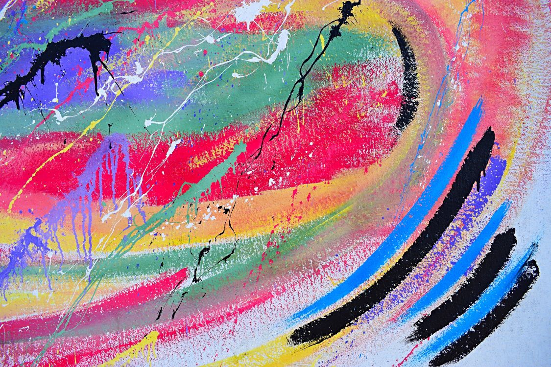 Обои живопись, абстрактное искусство, арт, текстура, акриловая краска в разрешении 6000x4000