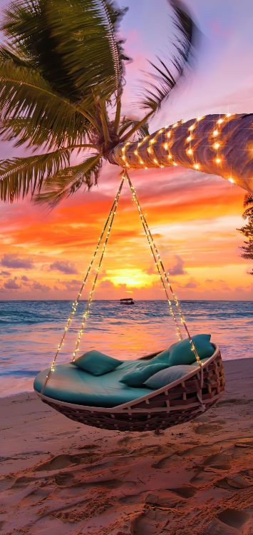 Обои уютный закат, закат, облако, вода, свет в разрешении 1422x3000