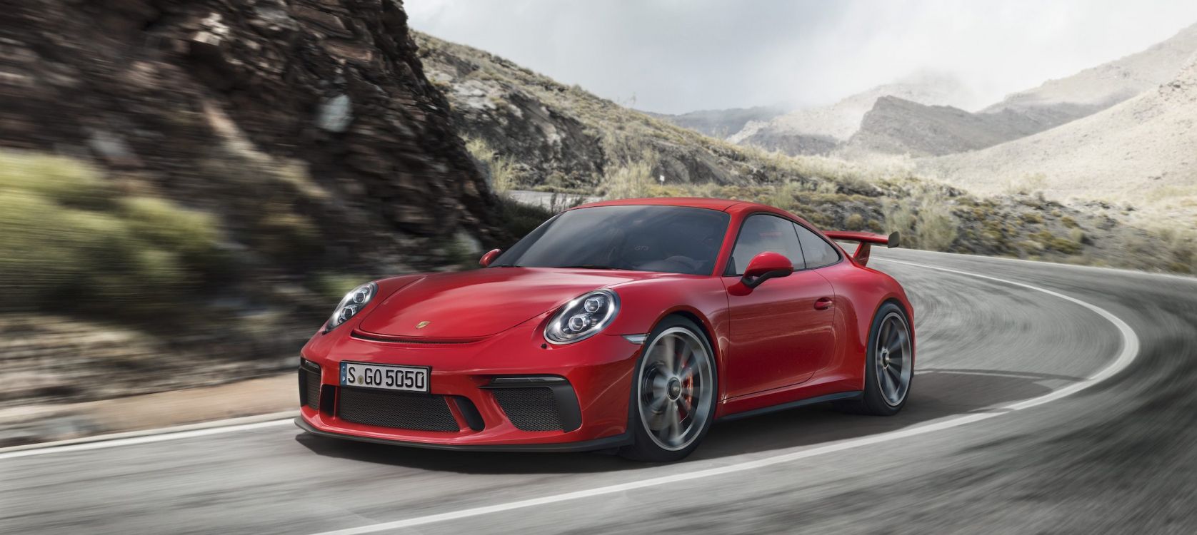 Обои Порше, спорткар, авто, Порше 911 ГТ3 2018, суперкар в разрешении 2340x1047