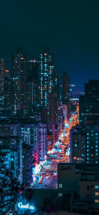 Обои здание, небоскреб, мир, электричество, башня в разрешении 1170x2535