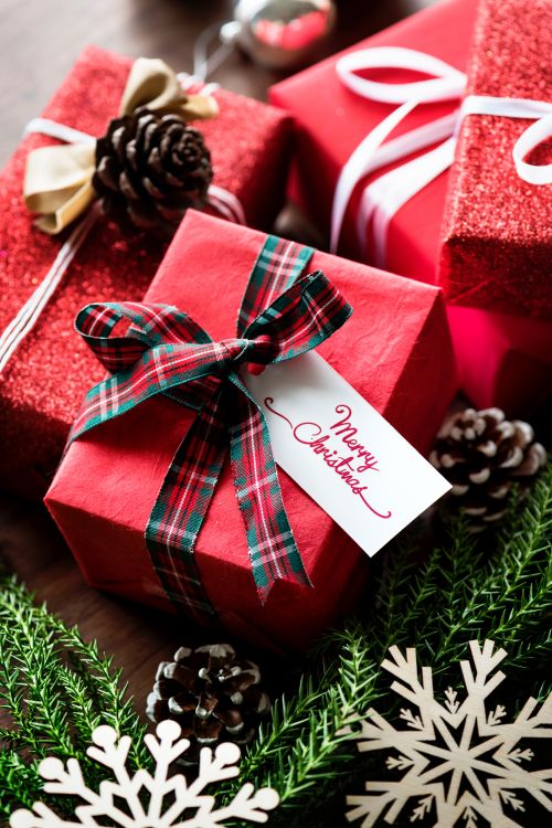 Обои подарок, Рождественский подарок, подарочная упаковка, Рождественский день, настоящее время в разрешении 3923x5878