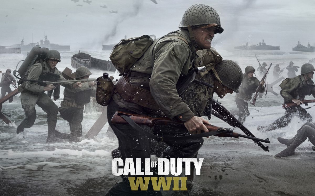 Обои служебный долг 2мв, Call of Duty WWII, солдат, армия, военнослужащие в разрешении 2880x1800