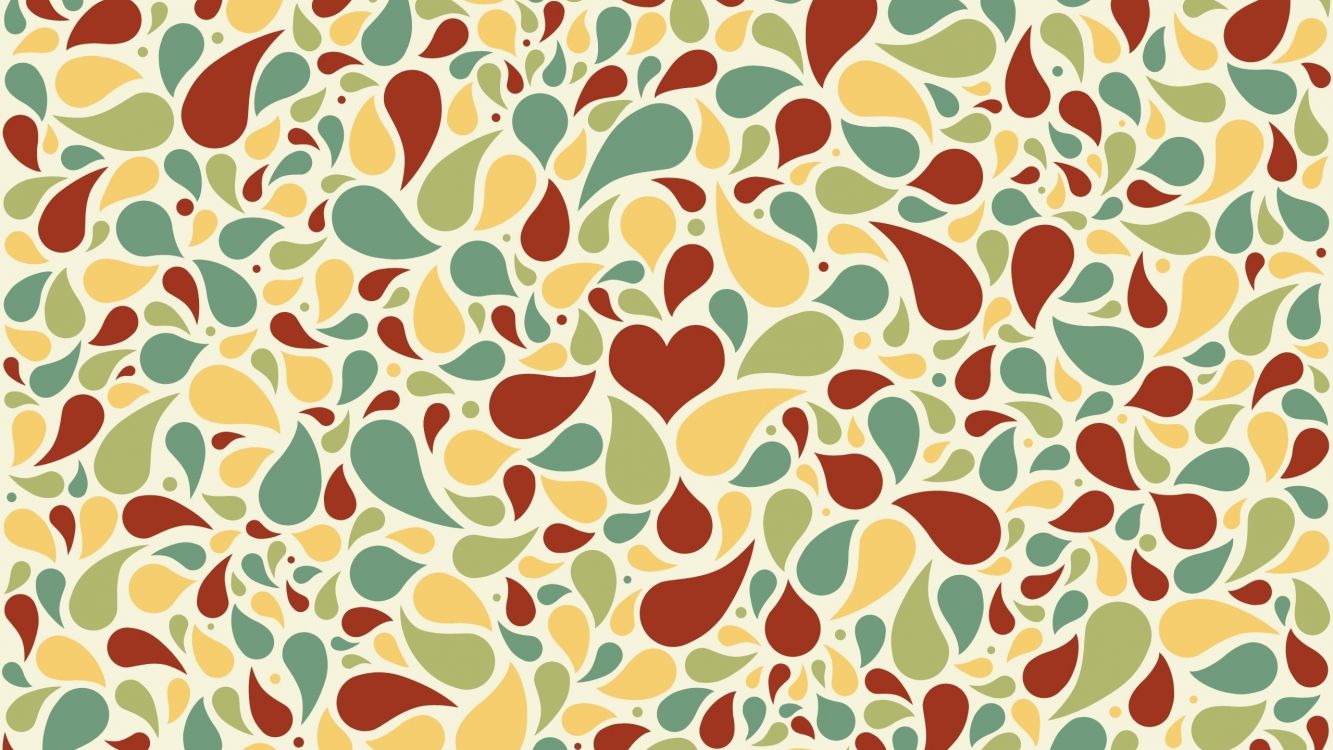 Обои узор, дизайн, желтый, андроид в разрешении 2560x1440