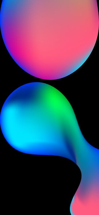 Обои свет, графический дизайн, красочность, черный, лазурный в разрешении 2250x4872