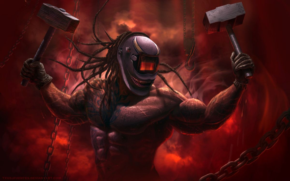 Обои арт, иллюстрация, демон, приключенческая игра, компьютерная игра в разрешении 2400x1500