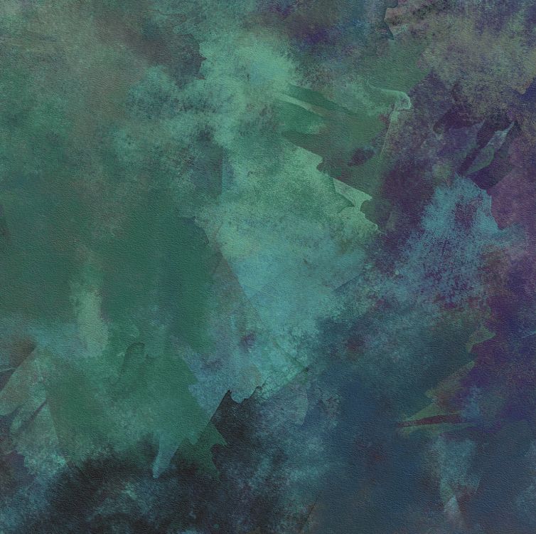 Обои живопись, зеленый, синий, Аква, бирюза в разрешении 3000x2981