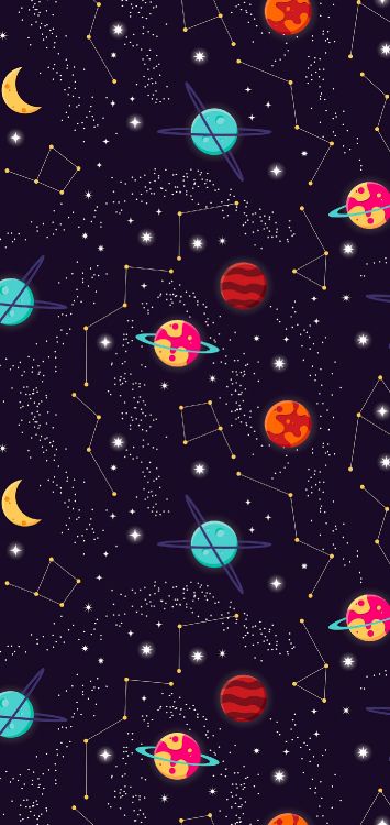 Обои Галактика, свет, природа, арт, астрономический объект в разрешении 1420x3000