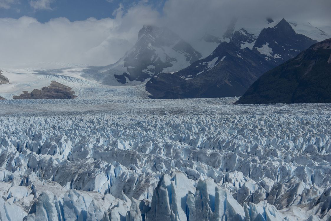 Обои ледник, айсберг, лед, ледниковое озеро, горный рельеф в разрешении 7360x4912