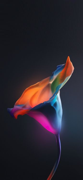 Обои свет, красочность, пурпур, Фиолетовый, электрик в разрешении 1420x3073