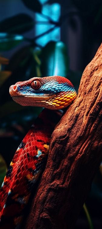 Обои аспидов, неуклюжие змеи, ужеобразные змеи, яма гадюк, голова в разрешении 1080x2400