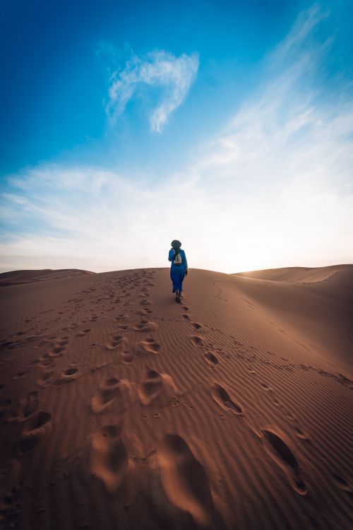 Обои песок, окружающая среда, эолийские рельефы, эрг, сахара в разрешении 3789x5683