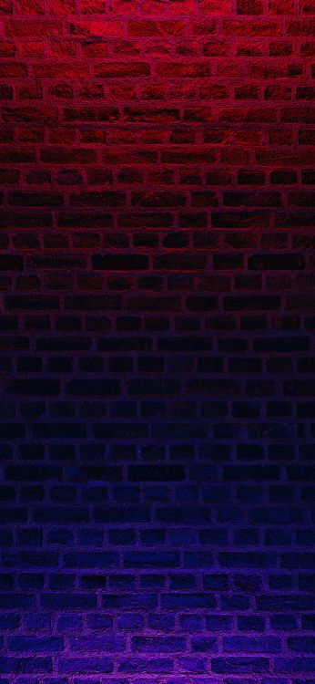 Обои текстура, пурпур, кирпичная кладка, Фиолетовый, кирпич в разрешении 1080x2340