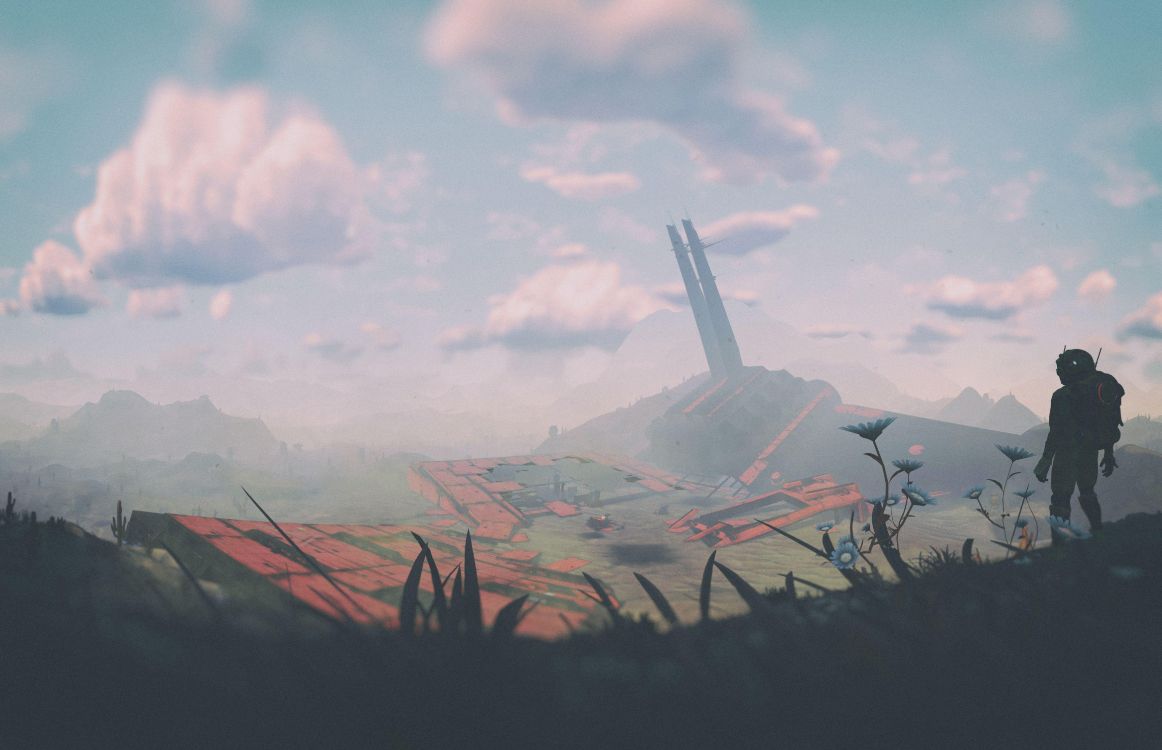 Обои цифровое искусство, арт, произведение искусства, артист, облако в разрешении 4658x3006