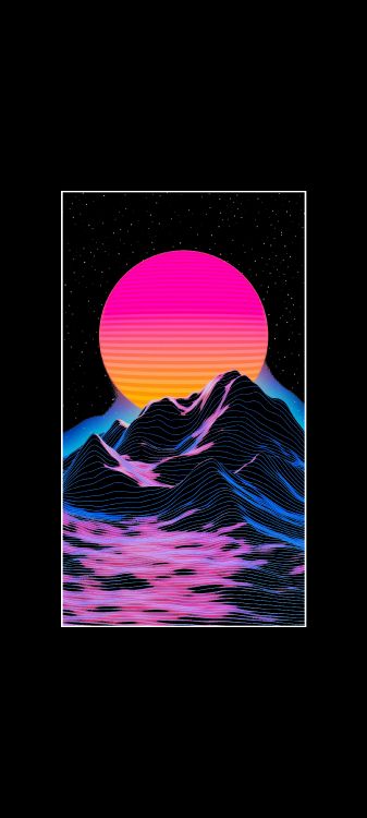 Обои земля, аниме арт, амолед, красный цвет, Оранжевый цвет в разрешении 2160x4800