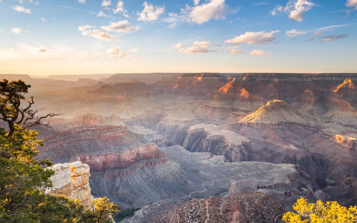 Обои большой каньон, каньон, бесплодные земли, национальный парк, откос в разрешении 2560x1600