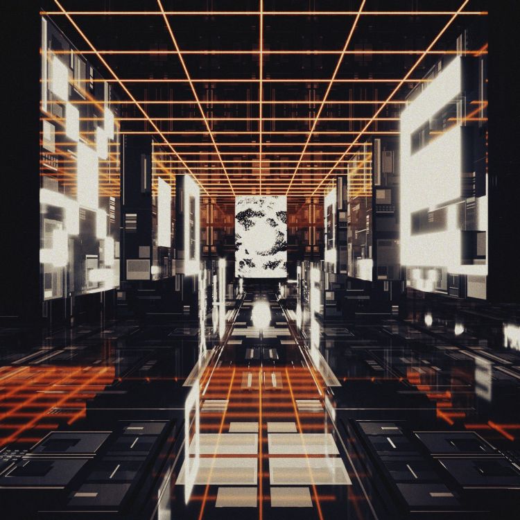 Обои дизайн интерьера, комната, достопримечательность, печать, портфель в разрешении 2160x2160