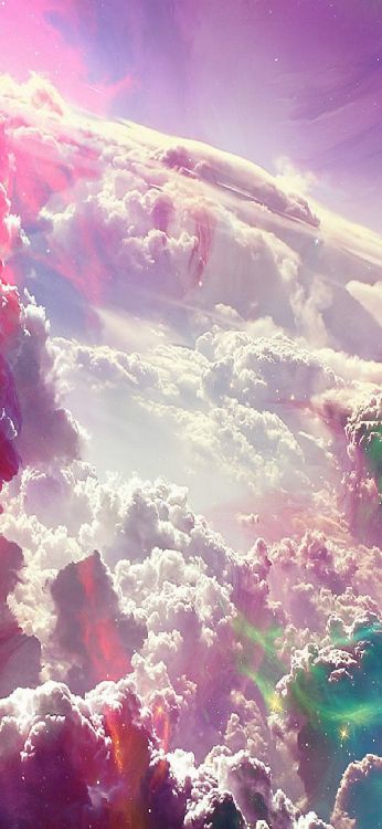 Обои смартфон, облако, природа, розовый, дневное время в разрешении 1125x2436