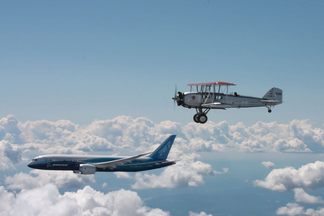 Обои самолет, полет, самолеты, Модель Боинга 40, Боинг в разрешении 3000x2000