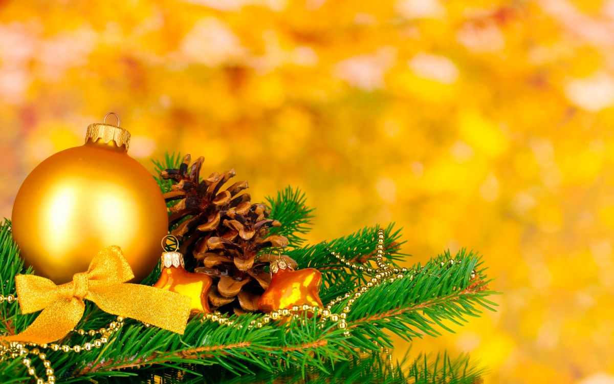 Обои Рождественский день, Рождественские украшения, рождественский орнамент, Новый год, праздник в разрешении 2560x1600