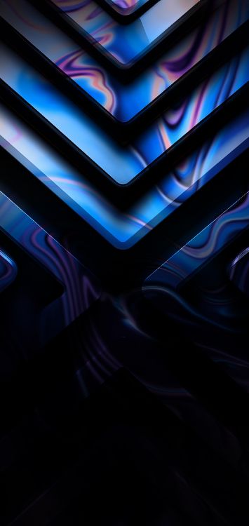 Обои арт, вода, автомобильное освещение, капюшон, пурпур в разрешении 1250x2638