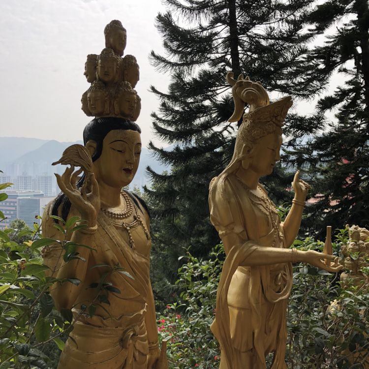 Обои статуя, человек, скульптура, арт, храм в разрешении 1772x1772