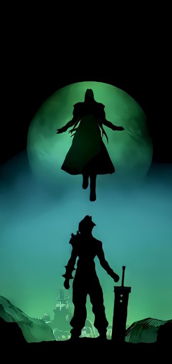 Обои арт, лунный свет, свет, мир, луна в разрешении 1440x3040