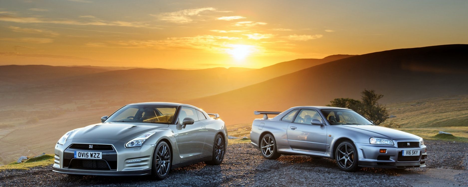 Обои Ниссан, авто, суперкар, спорткар, 2015 Ниссан ГТ-Р в разрешении 2560x1024