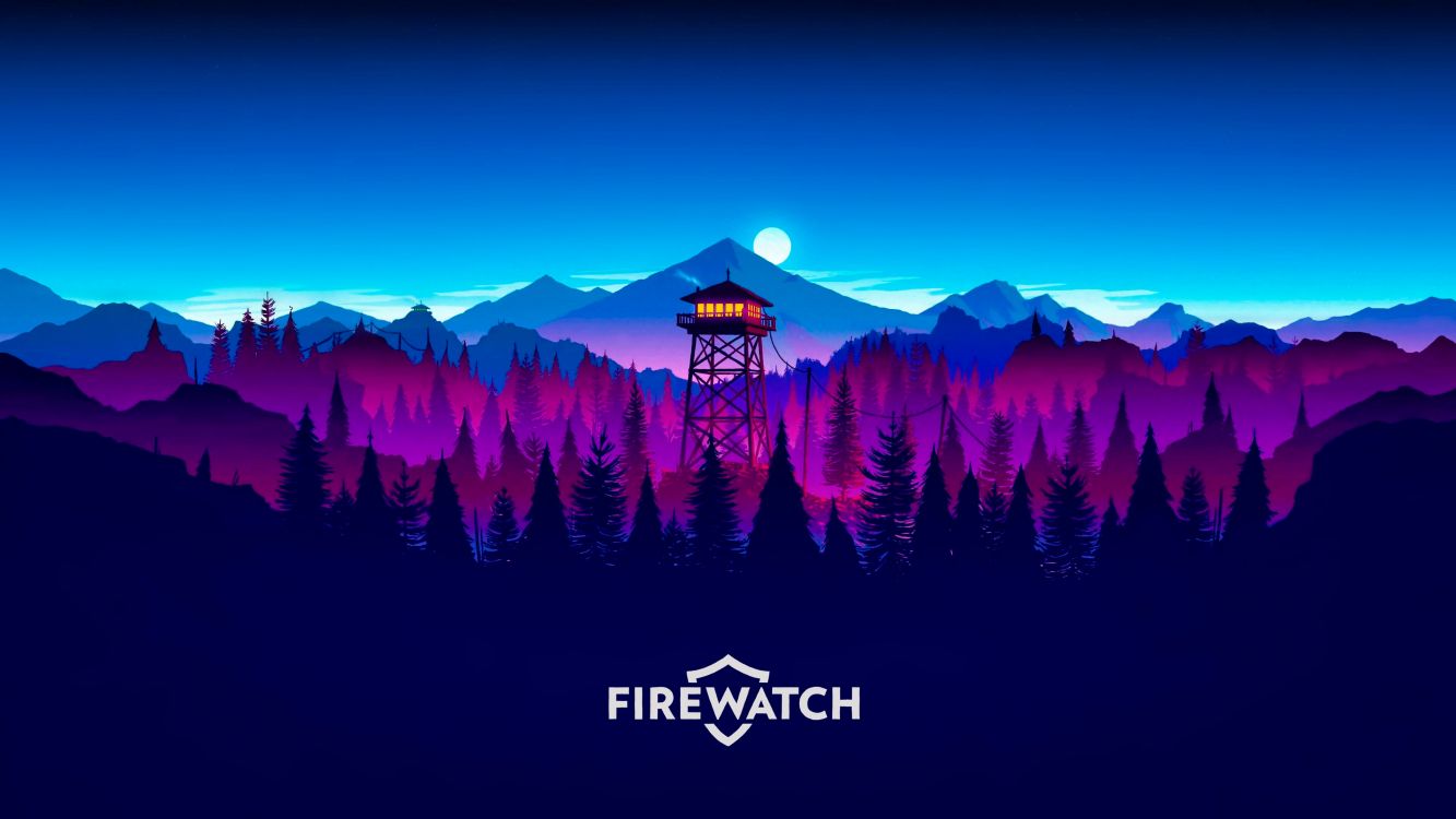 Обои олли мосс firewatch, Firewatch, иллюстрация, Кампо Санто, арт в разрешении 3840x2160