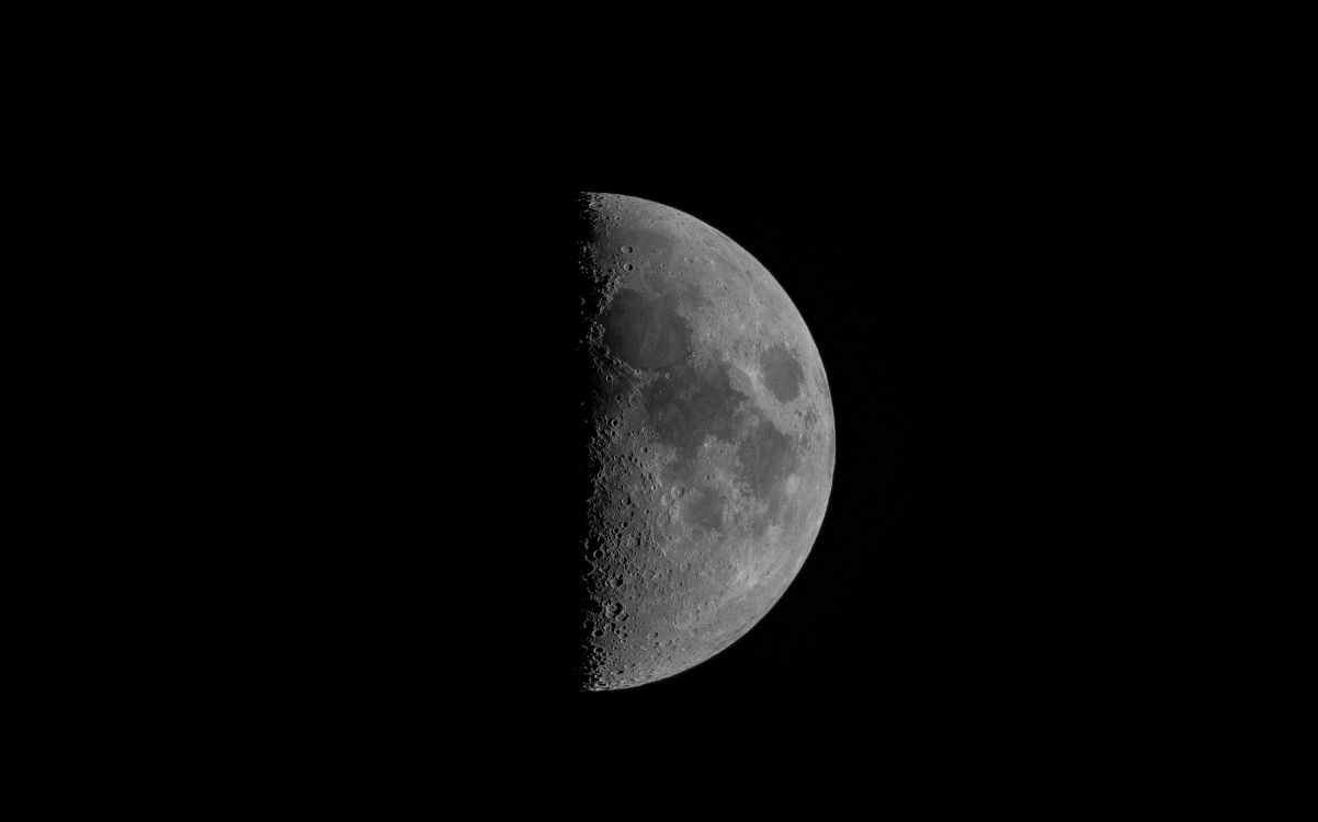 Обои луна, лунный свет, темнота, Лунная фаза, черный в разрешении 4987x3111