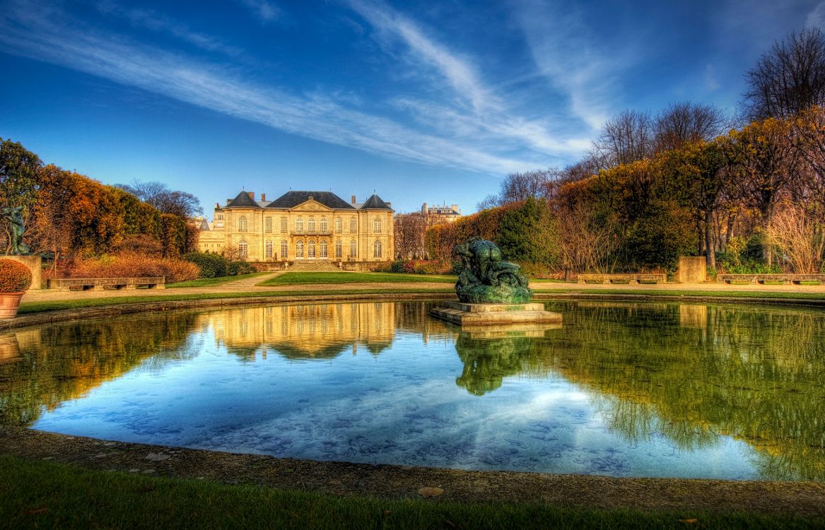 Обои отражение, природа, вода, имущество, облако в разрешении 4200x2697