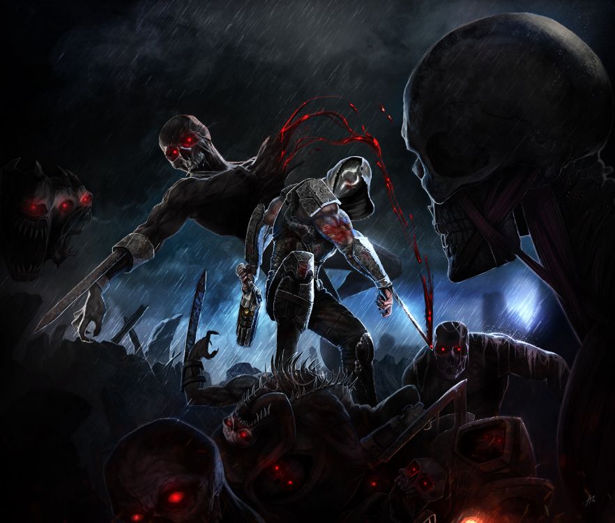 Обои Гнев АЕОН разорения, землетрясение, 3Д Реалмс, Движок кваки, nintendo switch в разрешении 5846x4969