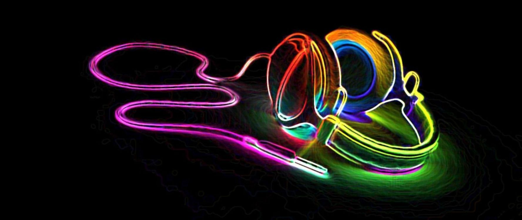 Обои электронные табло, музыка, графический дизайн, хип хоп музыка, диск жокей в разрешении 5120x2160