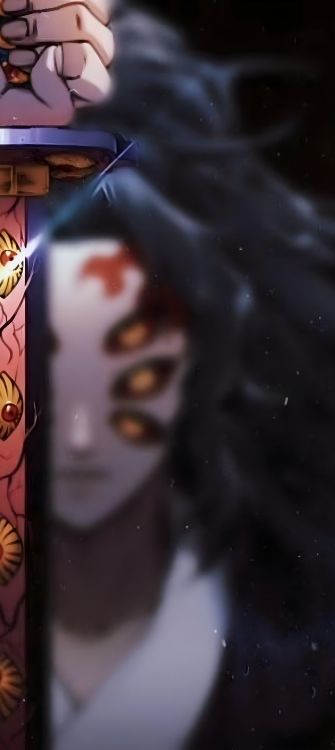 Обои аниме, Танджиро Камадо, убийца демонов kimetsu no yaiba, рукав, арт в разрешении 3440x7680