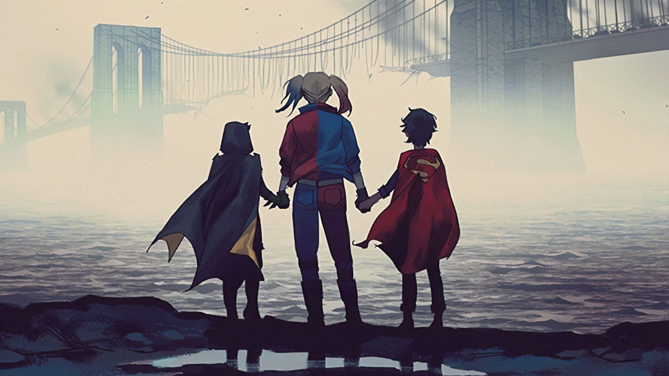 Обои DCeased, комиксы dc, комикс, комиксы, дружба в разрешении 3840x2160